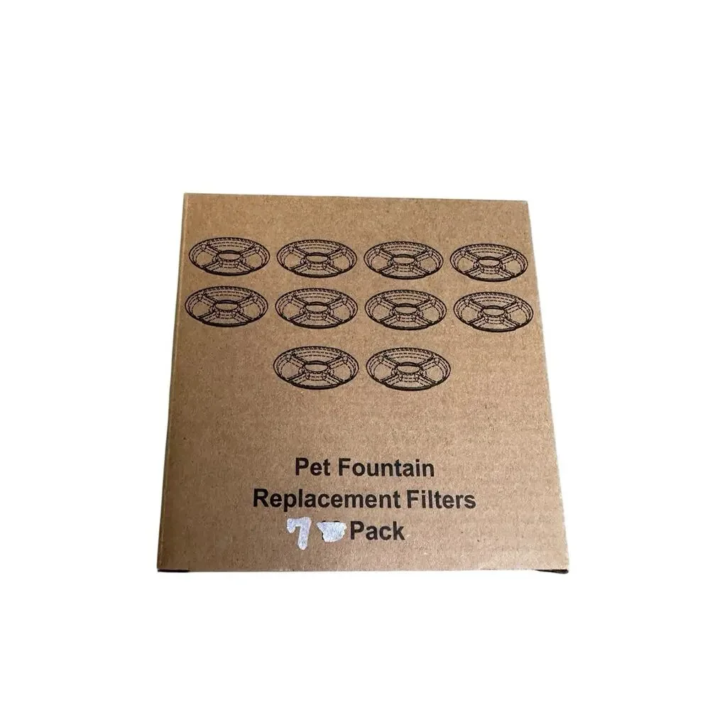Cat Pet Water Fountain Filters Replacement Filters Circle 7 pack